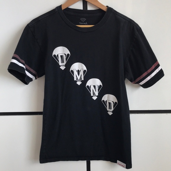 Men’s Street Wear Diamond T-Shirt - Picture 3 of 6